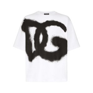 DOLCE & GABBANA Spray White tričko Veľkosť: XXL