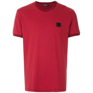 DOLCE & GABBANA Logo Red tričko Veľkosť: M