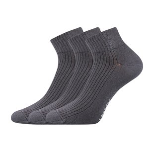 VOXX Ponožky Setra tmavo šedé 3 páry 35-38 EU 102050