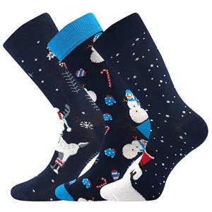 BOMA® ponožky Vianočný mix D 3 páry 35-38 EU 118123