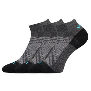 VOXX ponožky Rex 15 tmavo šedé melé 3 páry 47-50 117293