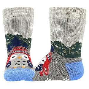 BOMA® ponožky Huhik ABS modré 1 pár 18-20 EU 120566