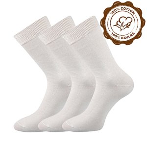 BOMA ponožky Blažej white 3 páry 43-45 100226