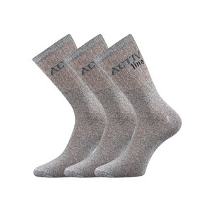BOMA Spotlite ponožky 3pack svetlosivé 1 balenie 39-42 112925