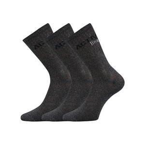 BOMA Spotlite ponožky 3pack tmavo šedé 1 balenie 39-42 112924