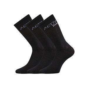 BOMA Spotlite ponožky 3pack black 1 balenie 39-42 112923