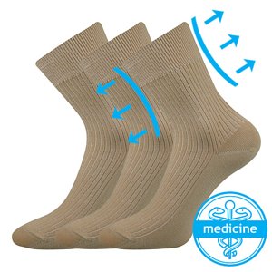 BOMA ponožky Viktor beige 3 páry 41-42 102124