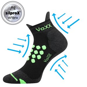 VOXX Sprinter kompresné ponožky čierne 1 pár 35-38 115664