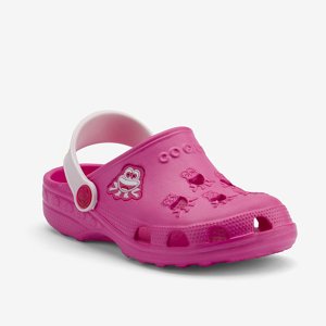 Coqui LITTLE FROG 8701 Detské sandále Lt. fuchsia/Pale pink 25-26