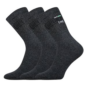 BOMA Ponožky Spot 3pack dark grey 1 balenie 35-38 111898