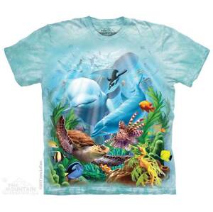 Pánske batikované tričko The Mountain - Seavillians Veľkosť: XXXL