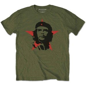RockOff Unisex bavlnené tričko Che Guevara - zelené Veľkosť: XL