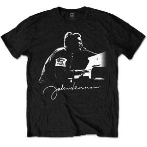 RockOff John Lennon unisex bavlnené tričko : People for Peace - čierne Veľkosť: L
