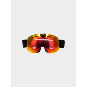 Chlapčenské lyžiarske okuliare s viacfarebným povrchom - čierne