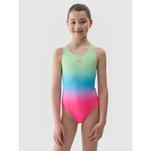 Dievčenské jednodielne plavky - viacfarebné