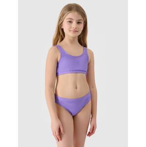 Dievčenské dvojdielne plavky - fialové