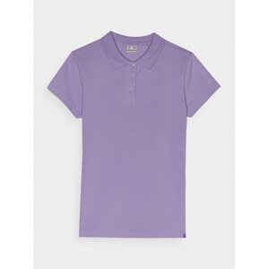 Dievčenské regular polo tričko - fialové