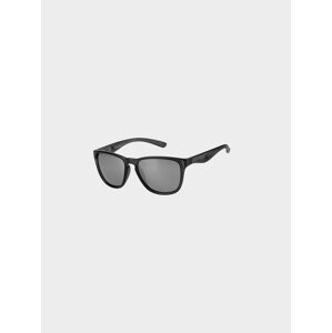 Unisex slnečné okuliare so zrkadlovým povrchom - čierne