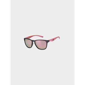 Unisex slnečné okuliare s viacfarebným povrchom - púdrovo ružové