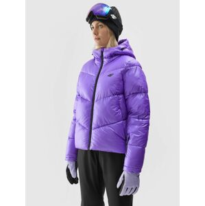 Dámska zatepľovacia lyžiarska bunda so syntetickou výplňou - fialová