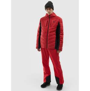 Pánska zatepľovacia lyžiarska bunda so syntetickou výplňou - červená