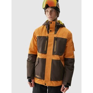 Pánska snowboardová bunda s membránou 15000 - oranžová