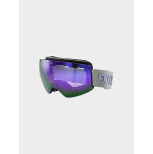 Unisex snowboardové okuliare s viacfarebným povrchom - zelené
