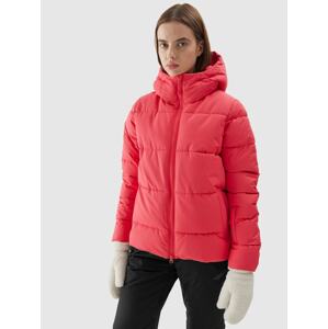 Dámska lyžiarska zatepľovacia bunda s membránou 5000 - ružová