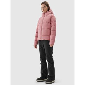 Dámska lyžiarska zatepľovacia bunda s membránou 5000 - púdrovo ružová