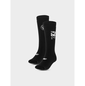Pánske snowboardové ponožky (2-pack) - čierne